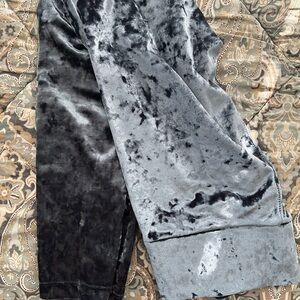 Crushed velvet leggings